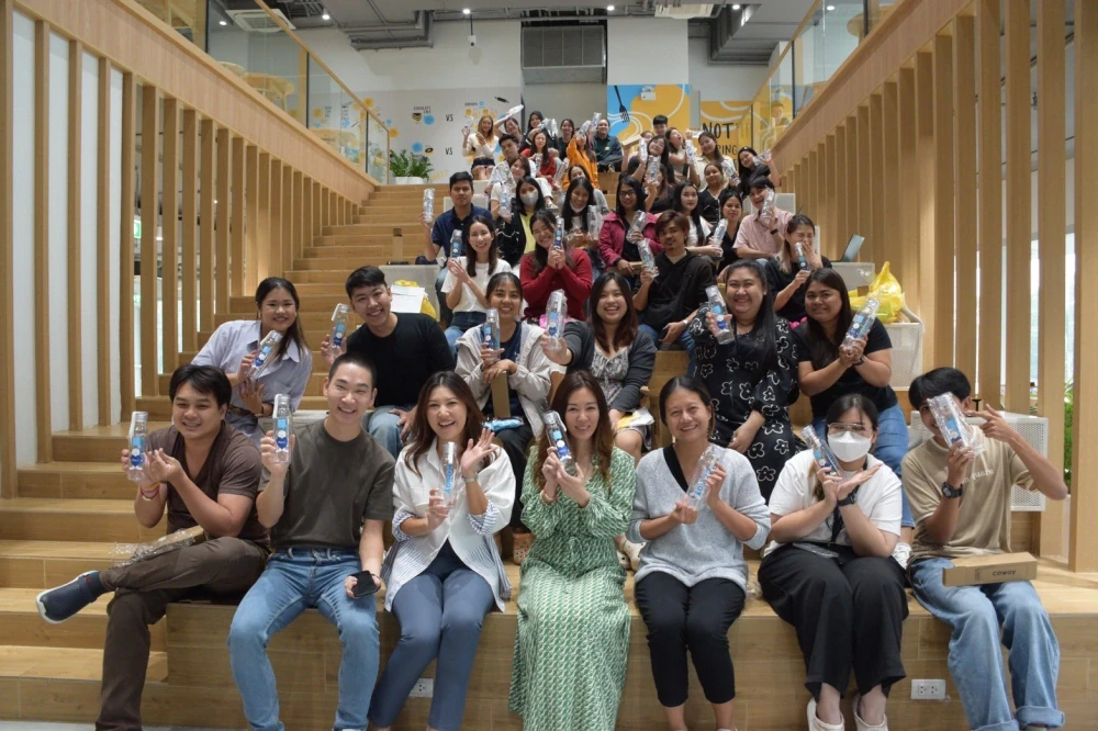 การร่วมมือระหว่าง PLANB และ COWAY เพื่อช่วยลดขยะจากขวดน้ำพลาสติก