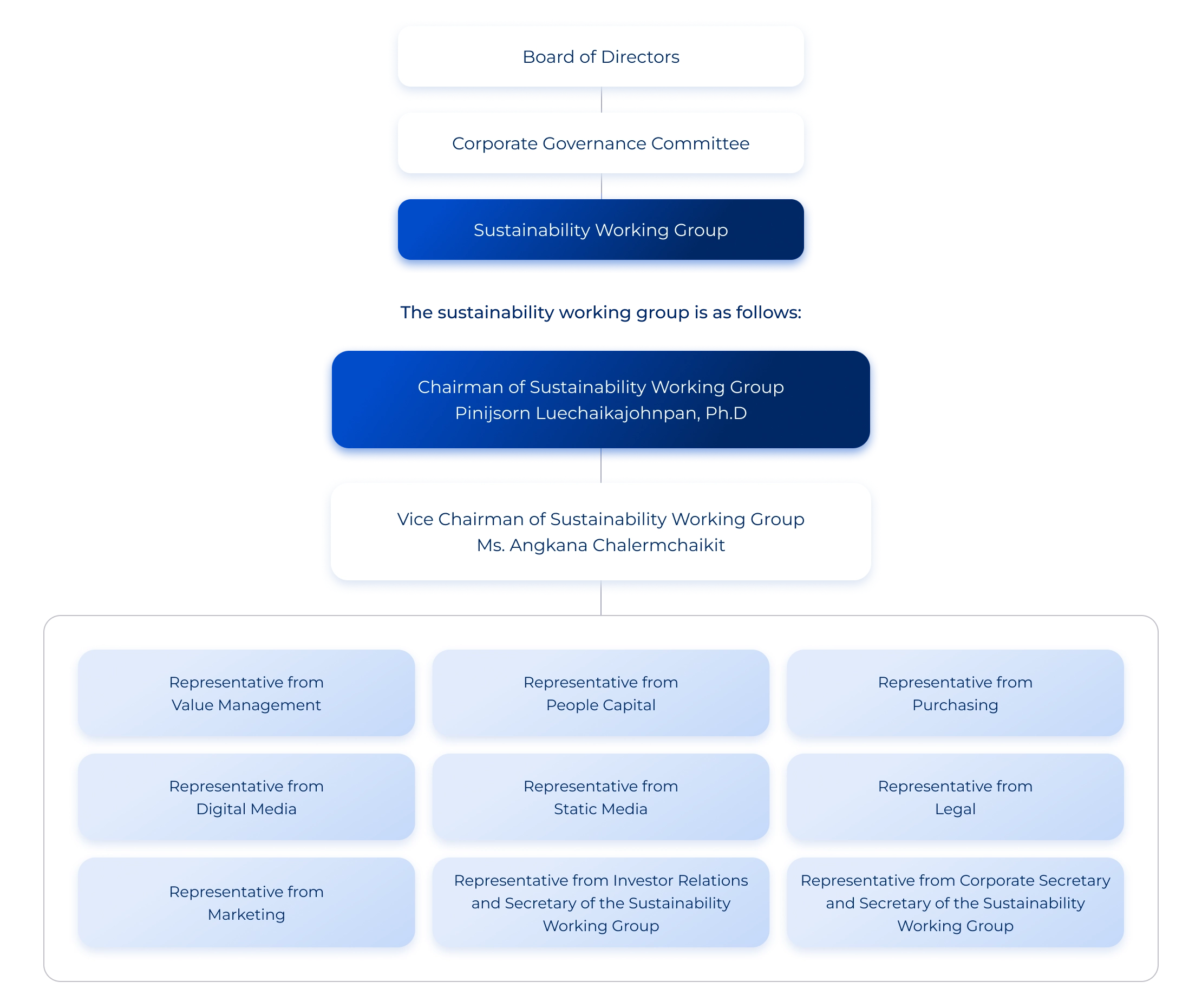 Sustainability Governance Structure